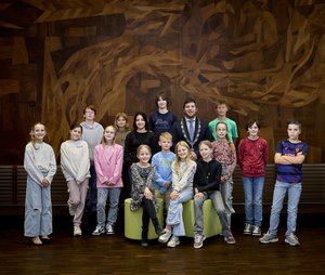 Groepsfoto Kinderraad