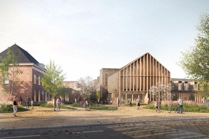 Sfeerimpressie van het nieuwe dorpshuis in Loon op Zand