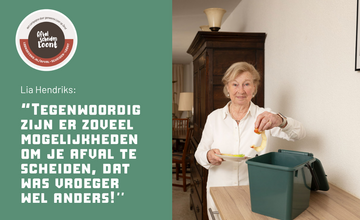 Lia Hendriks vindt scheiden van afval belangrijk