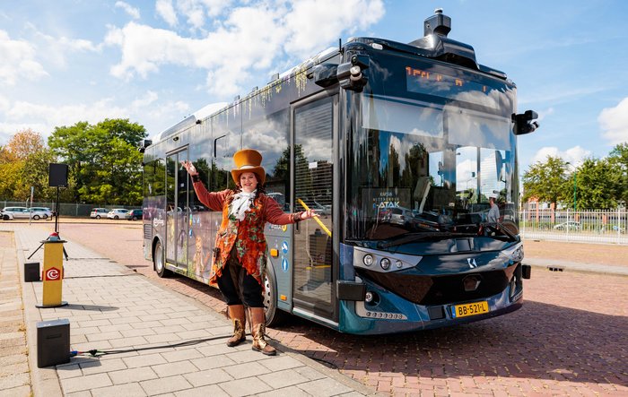 De zelfrijdende bus